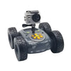 TTS Tuff-Bot Rugged Robot - 4 Wheel Off Road Coding Car - Bluetooth Programmable, 256 Step Memory, STEM Learning, Outdoor &amp; Classroom Use - 4K Action Camera Bundle