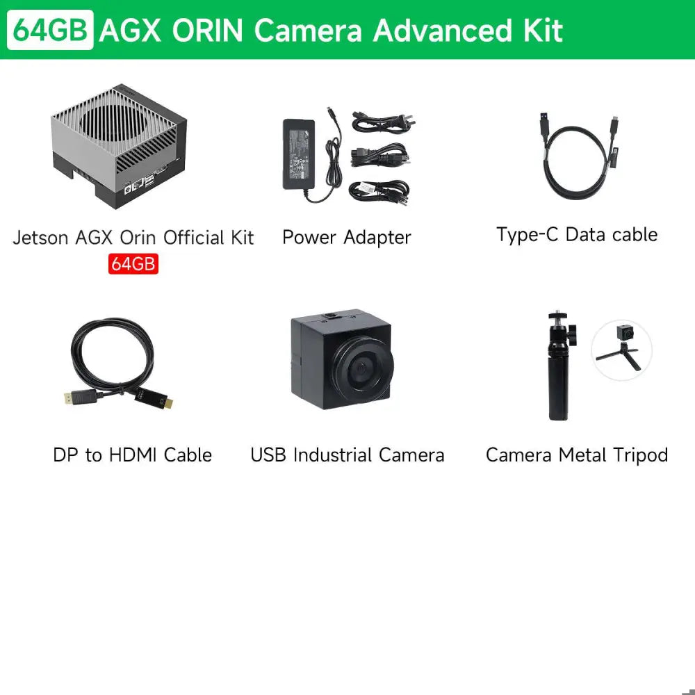 NVIDIA Jetson AGX Orin Developer Kit 64GB 275 TOPS-Camera Advanced Kit