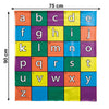 TTS Bee-Bot &amp; Blue-Bot Alphabet Mat (75×90cm) Coding &amp; Literacy Learning Grid STEM Robotics Vinyl Playmat