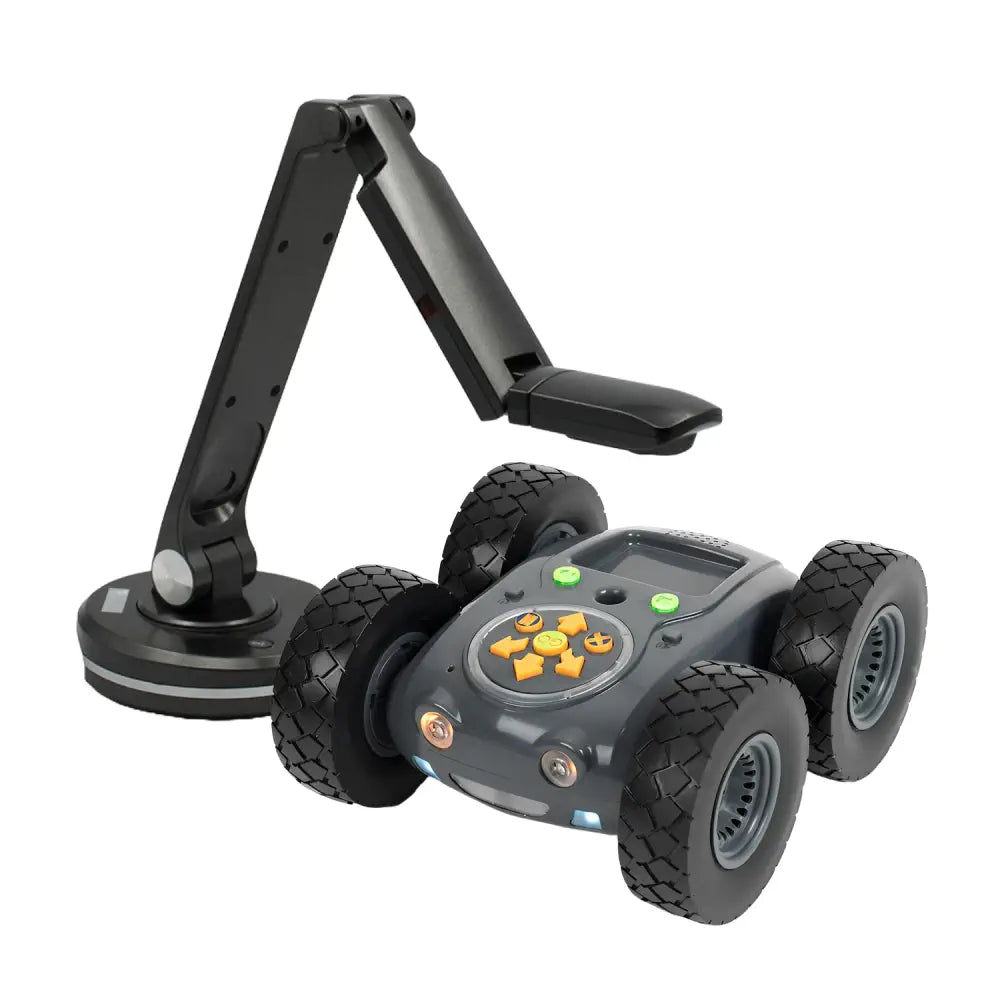 TTS Tuff-Bot the Rugged Robot Programmable Robot with FREE Joyusing V500S DocCam for STEM Coding Robot Digitalization Kit, Classroom, School, Home &amp; Office Learning