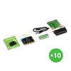 Kitronik BBC micro:bit V2 Club Box - A Pack of 10 Coding STEM Kit with USB Cables Batteries Classroom School Home Learning Set for Age 8+ Years