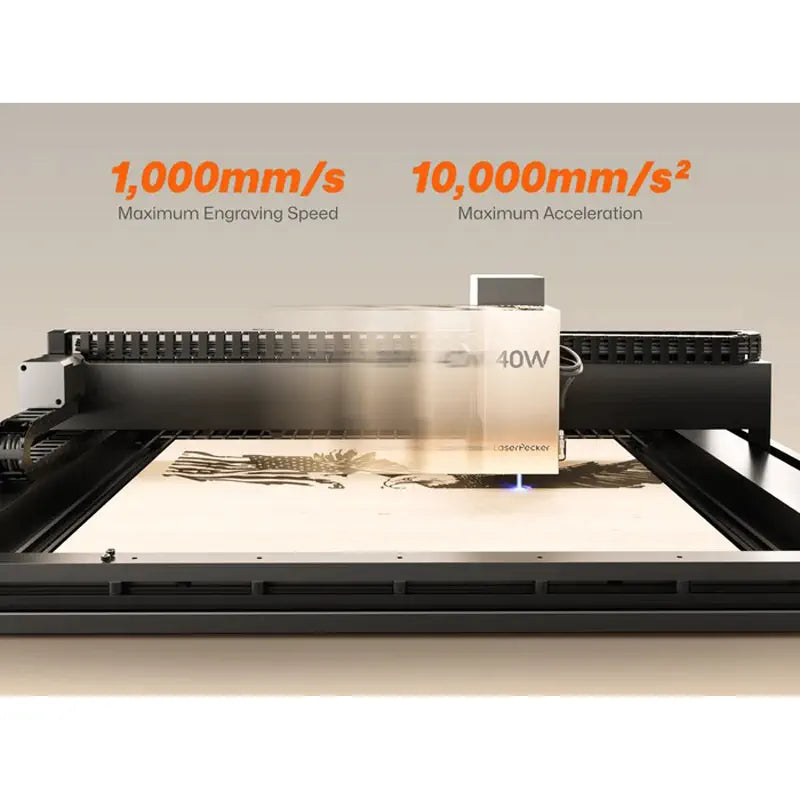 LaserPecker LX2 Laser Cutter 40W All-in-1 Bundle (RBC)