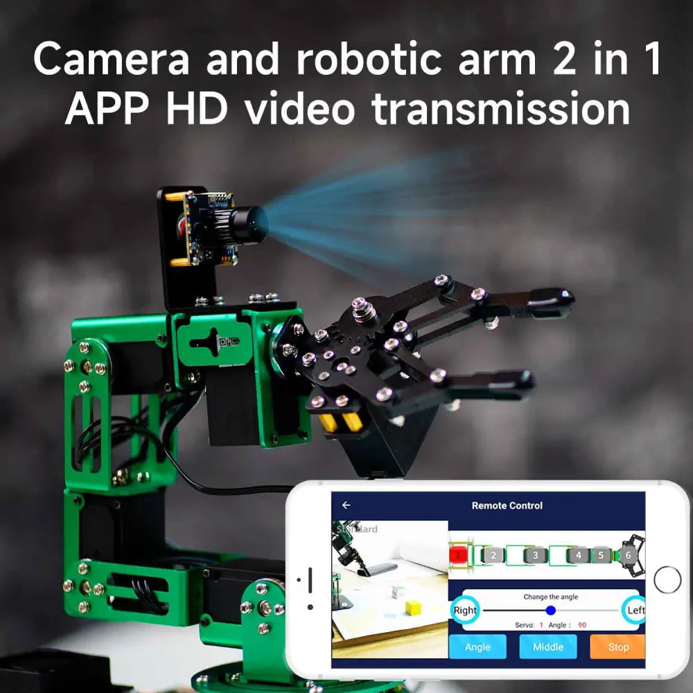 Yahboom DOFBOT AI Large Model Vision Robotic Arm Superior Version With Jetson NANO 4GB SUB Board