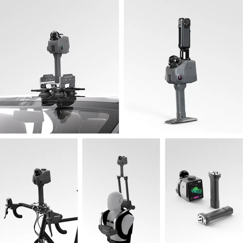 Raven Max LiDAR Scanner 3DMakerpro 2*12MP camera portable scanner delivering speed &amp; precision for both indoor and outdoor environments
