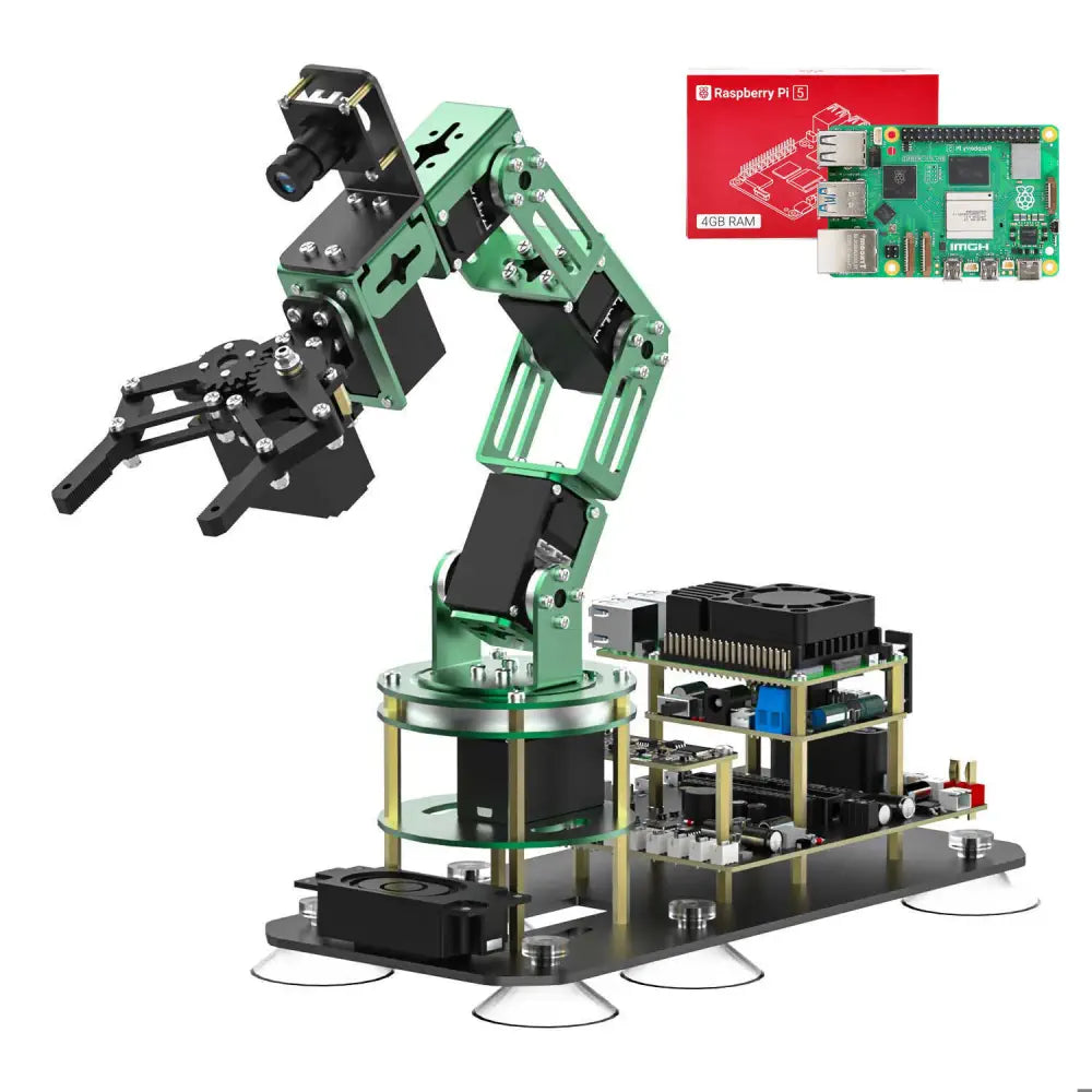 Yahboom DOFBOT ROS2 AI Large Model Vision Robotic Arm-Standard Version With Raspberry Pi 5 4GB Board