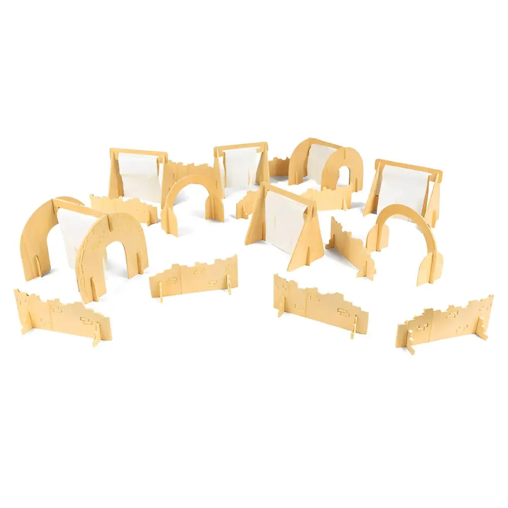 Bee-Bot Obstacle Course - 10 Wall Pieces, 6 Doorways, 2 Arches, Programmable Floor Robot Accessories, STEM Educational Activity Kit for Classroom &amp; Home Coding Play | 3+ Years