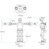 AiNex ROS Education AI Vision Humanoid Robot Powered by Raspberry Pi 5 Biped Inverse Kinematics Algorithm Learning Teaching Kit (Standard Kit wIth Raspberry Pi 5 2GB)