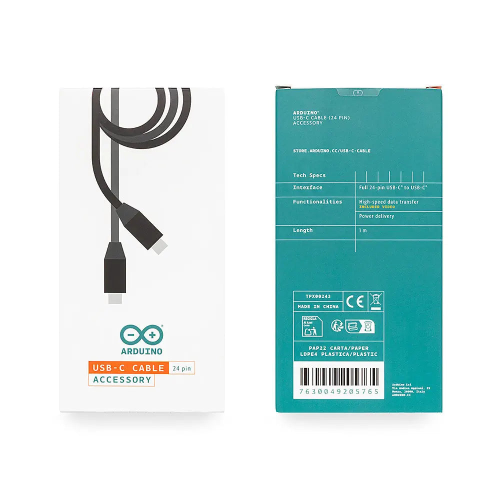 Arduino USB-C Cable 24 Pin