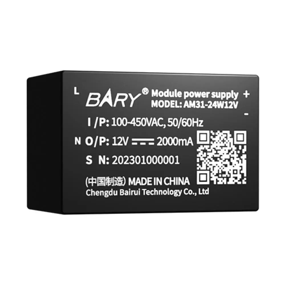 AM31-24W12V AC-DC isolation step-down module power supply, AC 100~450VAC input