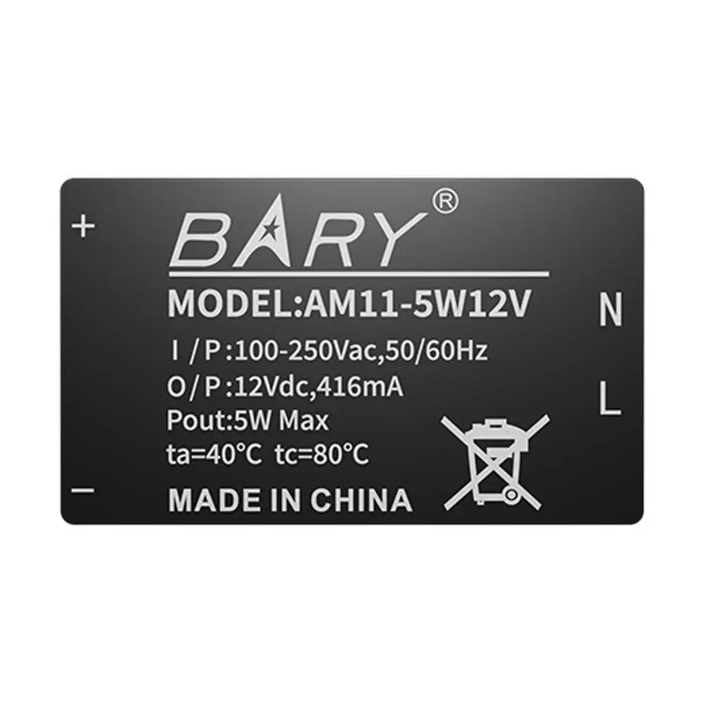 AM11-5W12V 12V high-efficiency Safety isolation Small power AC-DC power bank module
