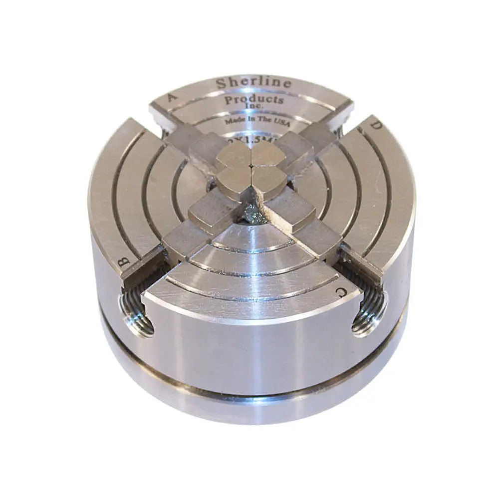 Sherline 3.1″ 4-Jaw Independent Chuck – ER-16 Thread