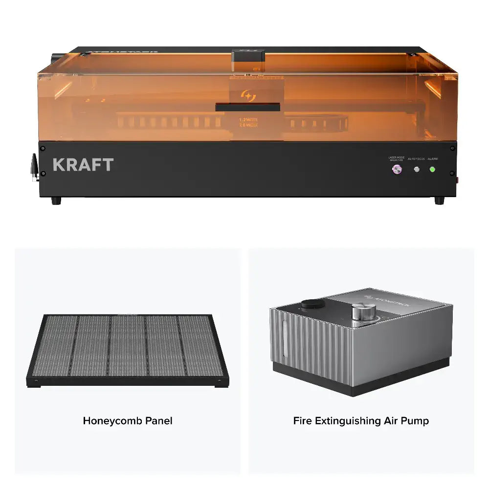 AtomStack Kraft Dual-Laser Engraver 20W Diode & 1.2W IR