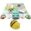 TTS Bee-Bot Programmable Floor Robot See &amp; Say Version Bundle with Countryside Mat 75x75 cm &amp; Activity Tin STEM Education Coding Toys Classroom Learning Kit for Kids 3+ years