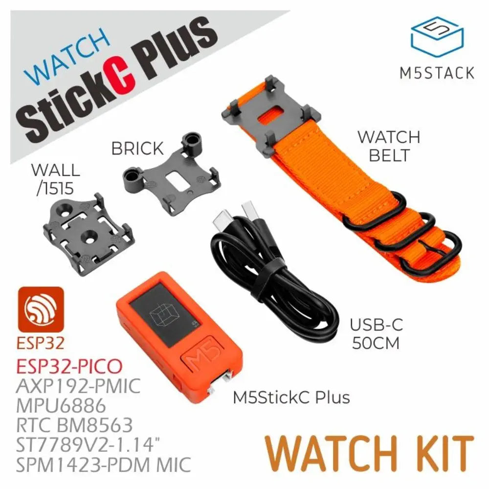 M5Stack M5StickC PLUS w/ Watch Accessories