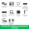 Jetson AGX Thor Developer Kit with 128GB RAM(2070 FP4 TFLOPS)--1TB AI Large Model Kit