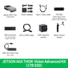 Jetson AGX Thor Developer Kit with 128GB RAM(2070 FP4 TFLOPS)--1TB Vision Advanced Kit