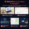Jetson Orin NANO SUPER Developer Kit SUB with 8GB RAM Based On NVIDIA Core Module for AI Deep Learning(Mini PC Kit)