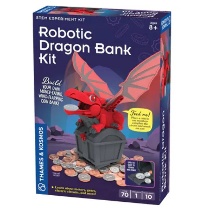 Thames & Kosmos Robotic Dragon Coin Bank Kit - RobotShop