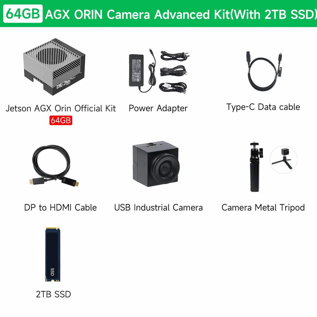 NVIDIA Jetson AGX Orin Developer Kit 64GB 275 TOPS-Camera Advanced Kit With 2TB SSD