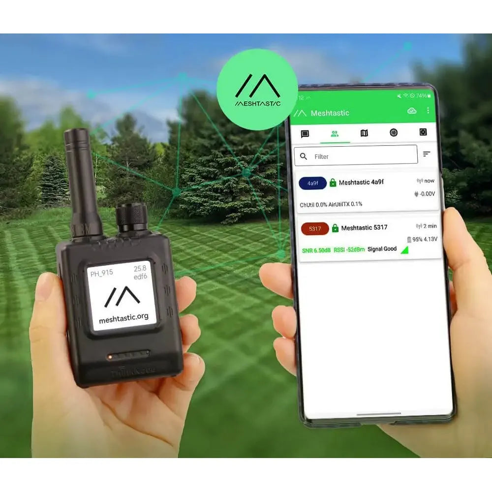 ThinkNode M5 Walkie-Talkie Pro Meshtastic (LoRa) Signal Transceiver ESP32-S3 1.54” Screen GPS 915 MHz