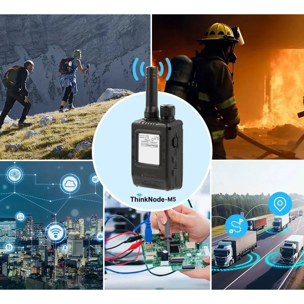 ThinkNode M5 Walkie-Talkie Pro Meshtastic (LoRa) Signal Transceiver ESP32-S3 1.54” Screen GPS 915 MHz