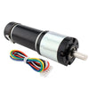 36D Tubular planetary gear motor with Encoder 24V - 72RPM
