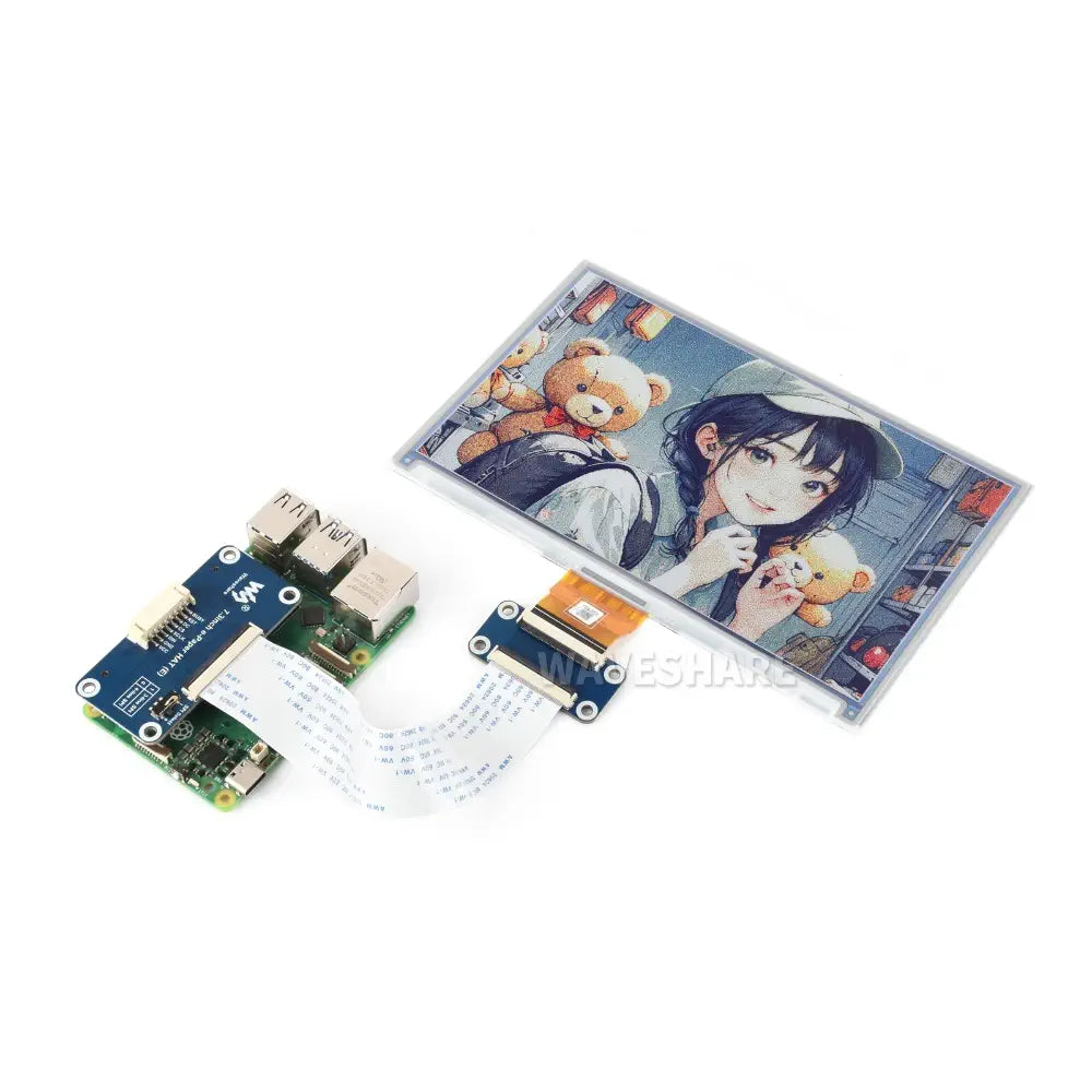 7.3-inch E Ink Spectra 6 (E6) Full Color E-Paper Display