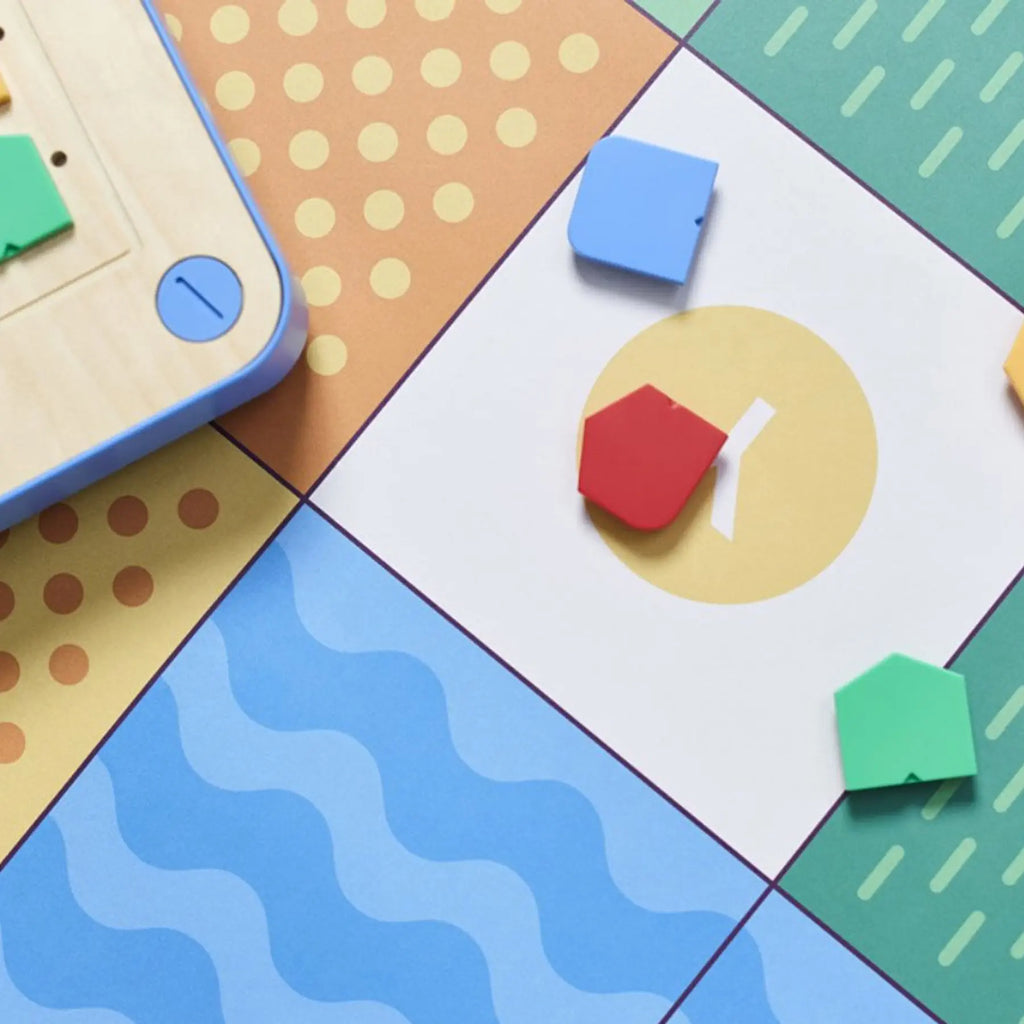Cubetto+ Robot Playset with Ancient Egypt, Deep Space, Ocean, City Maps and Logic Pack - Coding  STEM Education Programming Learning Kit for Children 3+ Years