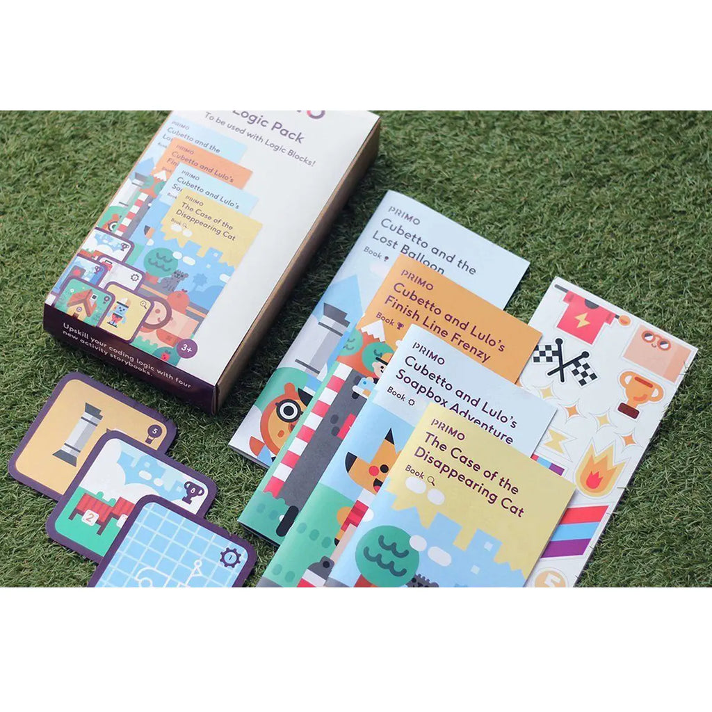 Cubetto+ Robot Playset with Ancient Egypt, Deep Space, Ocean, City Maps and Logic Pack - Coding  STEM Education Programming Learning Kit for Children 3+ Years