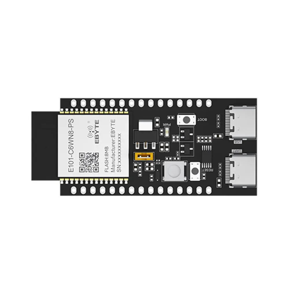 E101-C6WN8-PS-TB ESP32 chip WiFi6+BLE5.3 Dual-core WiFi module development board