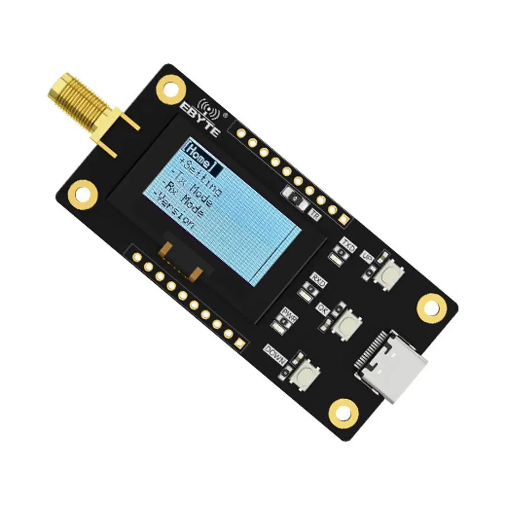 E220-900MBL-SC LoRa test evaluation kit OLED screen RF transceiver long distance