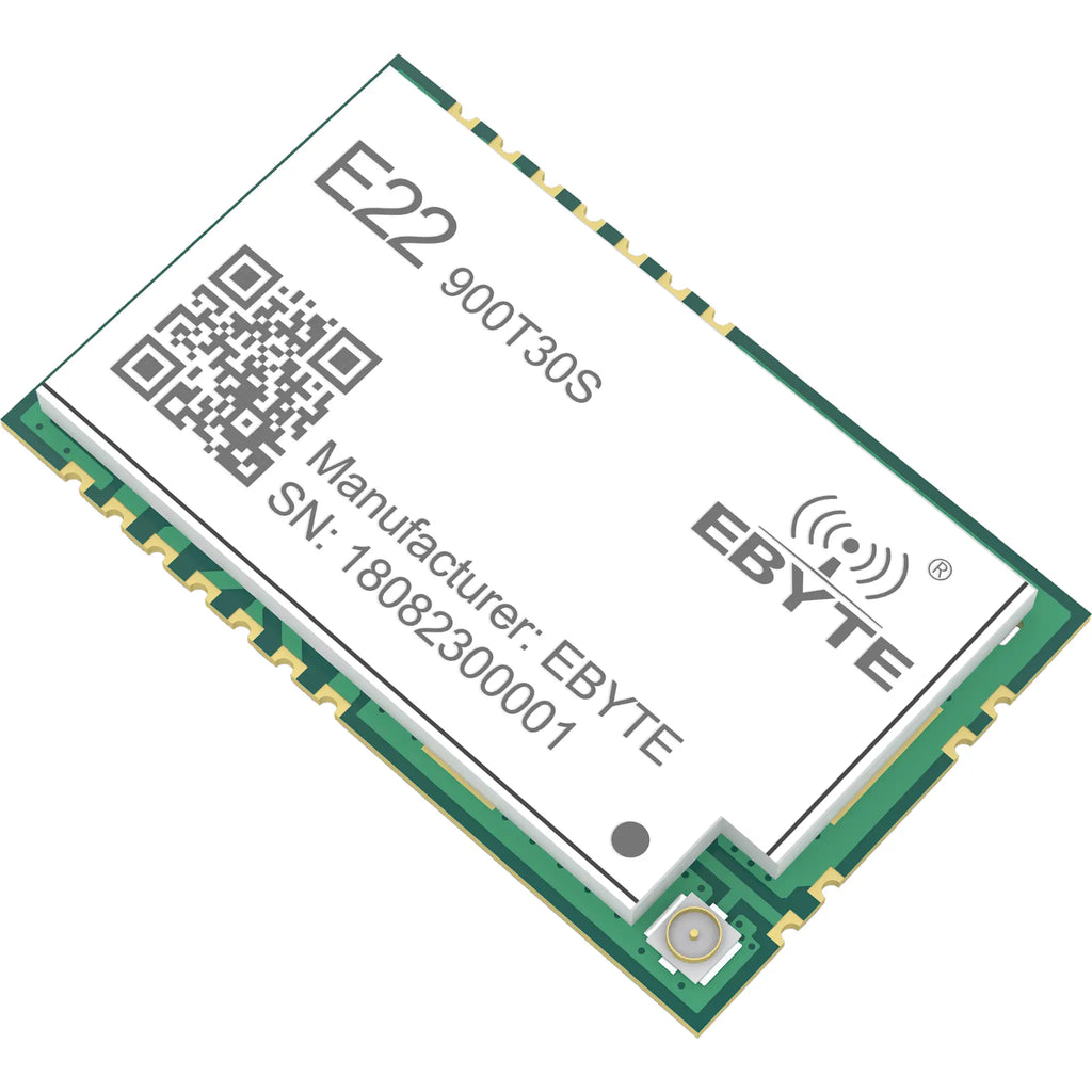 E22-900T30S LoRa 868MHz 915MHz 30dBm SMD UART Wireless Transmitter and Receiver Long Range RF Module IoT
