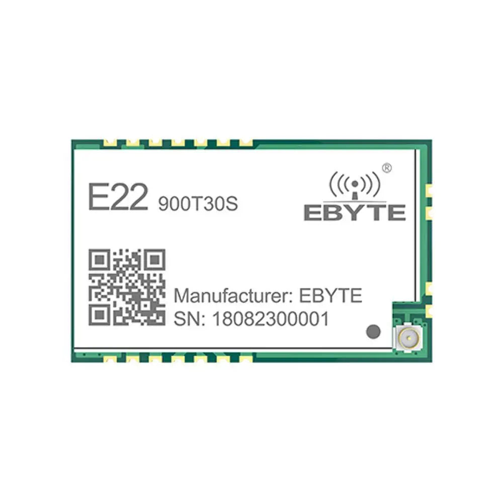 E22-900T30S LoRa 868MHz 915MHz 30dBm SMD UART Wireless Transmitter and Receiver Long Range RF Module IoT