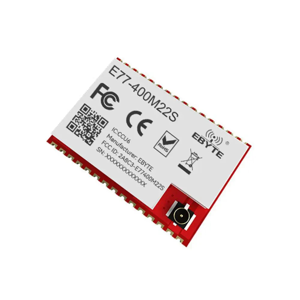 E77-400M22S LoRaWan node module UART interface AT command configuration Support LoRaWAN 1.0.3 EU433/CN470