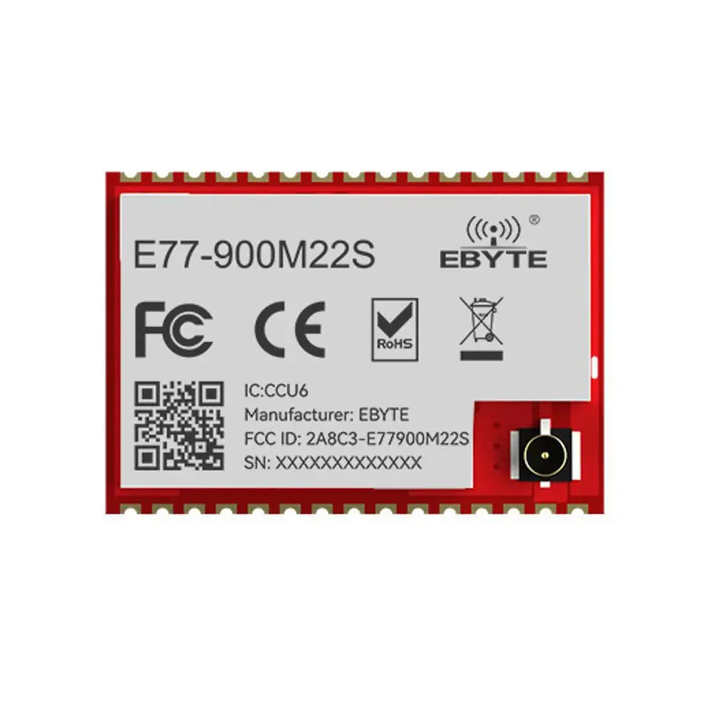 E77-900M22S UART interface LoraWan node module low power consumption support AT commands