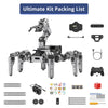 ROSpider ROS2 Hexapod Robot with Jetson/Raspberry Pi, Multimodal Large AI Models, ChatGPT, 3D Vision, SLAM Mapping &amp; Navigation (Ultimate kit without Controller)