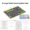 Yahboom Sandbox Map for Robotics AI Large Model Scenario (4.1m × 3m)