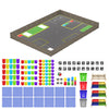 Yahboom Sandbox Map for Robotics AI Large Model Scenario (4.1m × 3m)--Sandbox Map + Fence