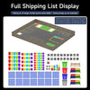 Yahboom Sandbox Map for Robotics AI Large Model Scenario (4.1m × 3m)--Sandbox Map + Fence
