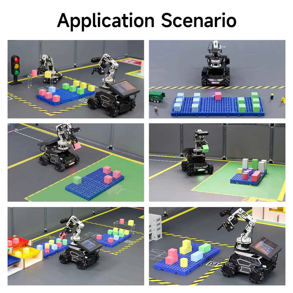 Yahboom ROS Robot Car Parts Kit-Traffic light&amp;road signs&amp;vision codes