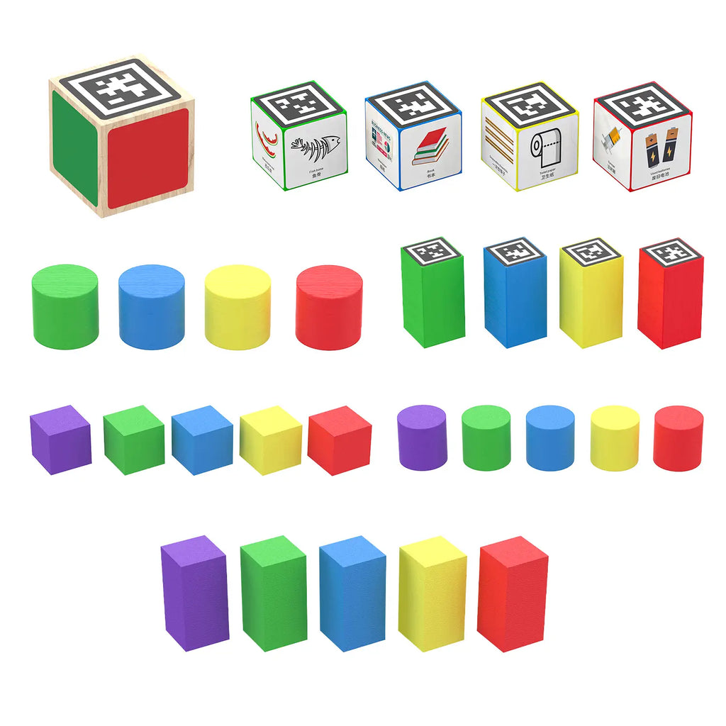 Yahboom ROS Robot Car Parts Kit-EVA foam&amp;wooden blocks