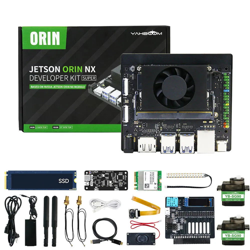 Yahboom Jetson Orin NX 16GB RAM Super Version with NVIDIA Core Module for ROS AI Deep Learning--OpenClaw Kit