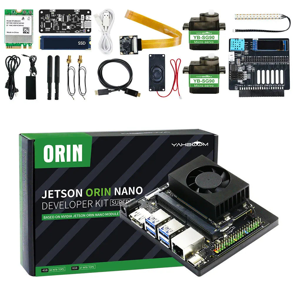 Jetson Orin Nano  SUPER Development Board 8GB RAM based on NVIDIA Core Module for AI Deep Learning-OpenClaw Kit
