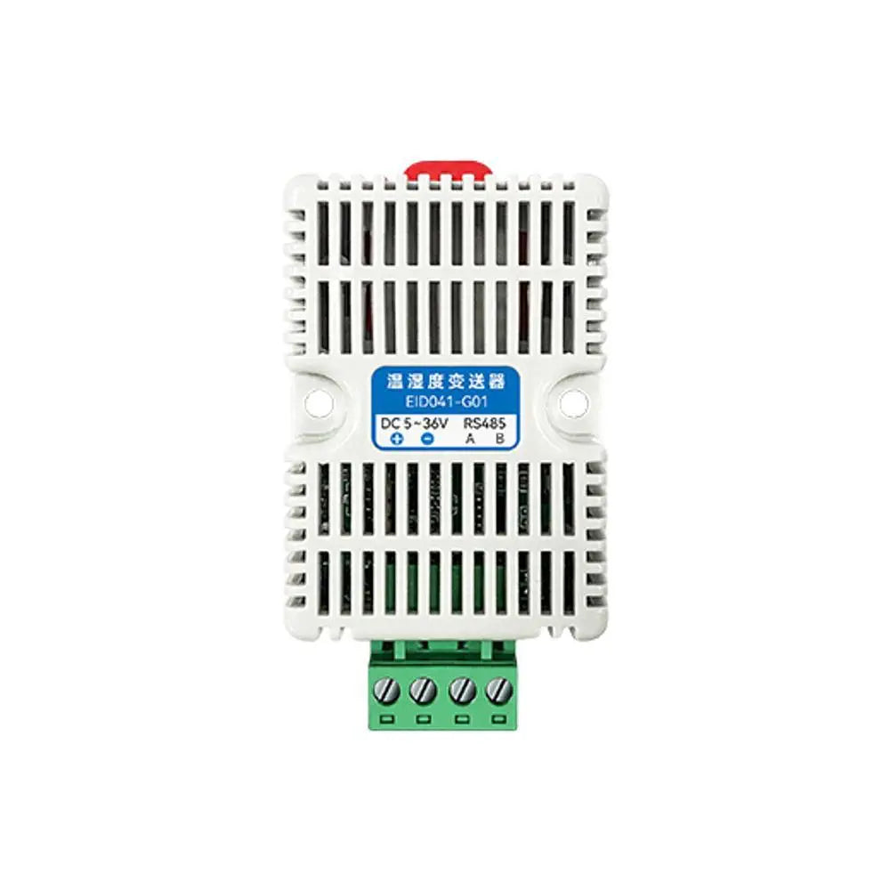 EID041-G01 Industrial-grade card rail Temperature and humidity sensors Built in AHT20 sensor chip Support RS485 interface communication