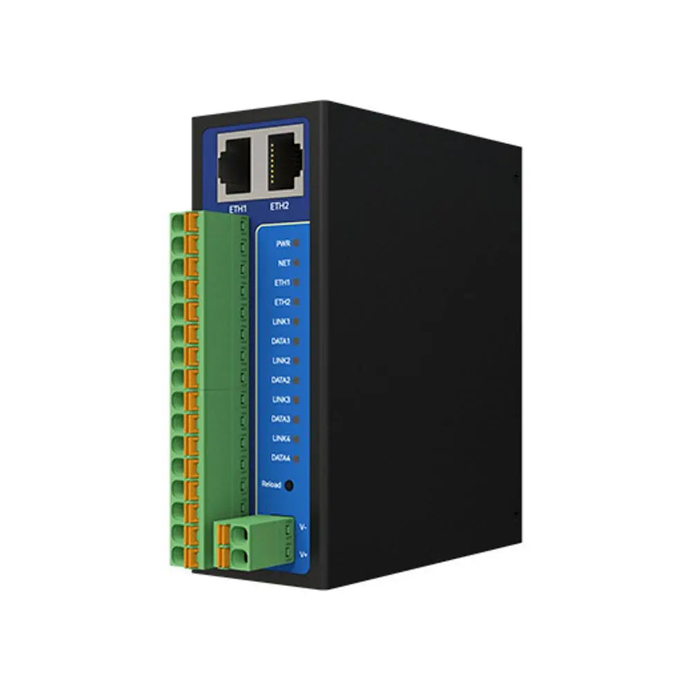 NA281S Industrial-grade 8-channel serial server dual Ethernet port design with switch