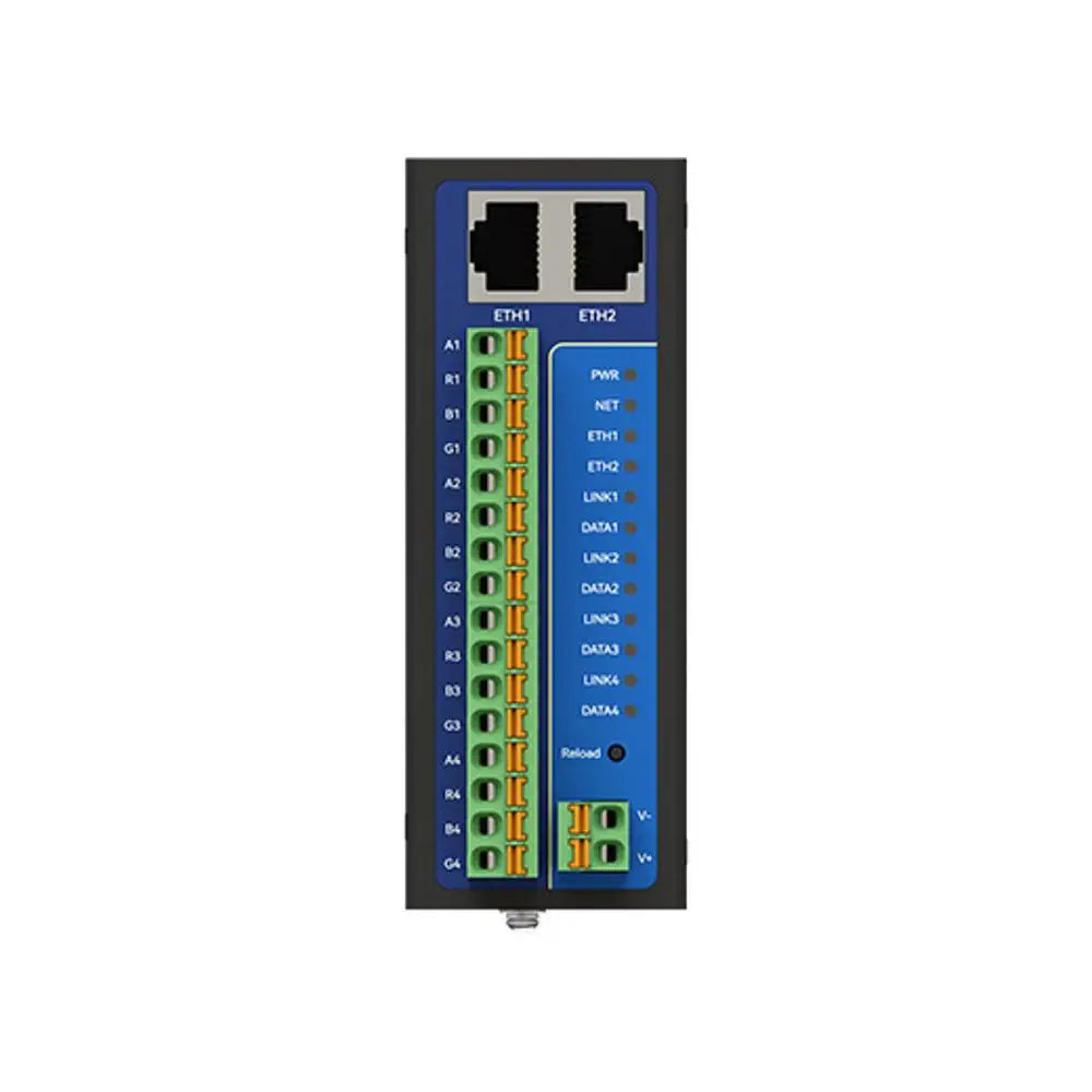 NA281S Industrial-grade 8-channel serial server dual Ethernet port design with switch