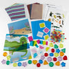 TTS Light Box Light Panel Starter Kit - 300pcs Activity Set, Translucent Shapes, Animals, Colored Sheets - Sensory Play, Early Learning &amp; Classroom Development Toy for Kids | Ages 3+