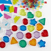 TTS Light Box Light Panel Starter Kit - 300pcs Activity Set, Translucent Shapes, Animals, Colored Sheets - Sensory Play, Early Learning &amp; Classroom Development Toy for Kids | Ages 3+