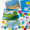TTS Light Box Light Panel Starter Kit - 300pcs Activity Set, Translucent Shapes, Animals, Colored Sheets - Sensory Play, Early Learning &amp; Classroom Development Toy for Kids | Ages 3+