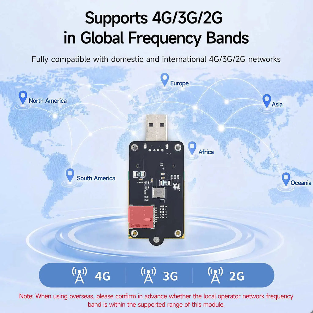 SIM7600G-H-M2 LTE Cat-4 Module, Global Coverage support 4G, GNSS, M.2 B KEY interface